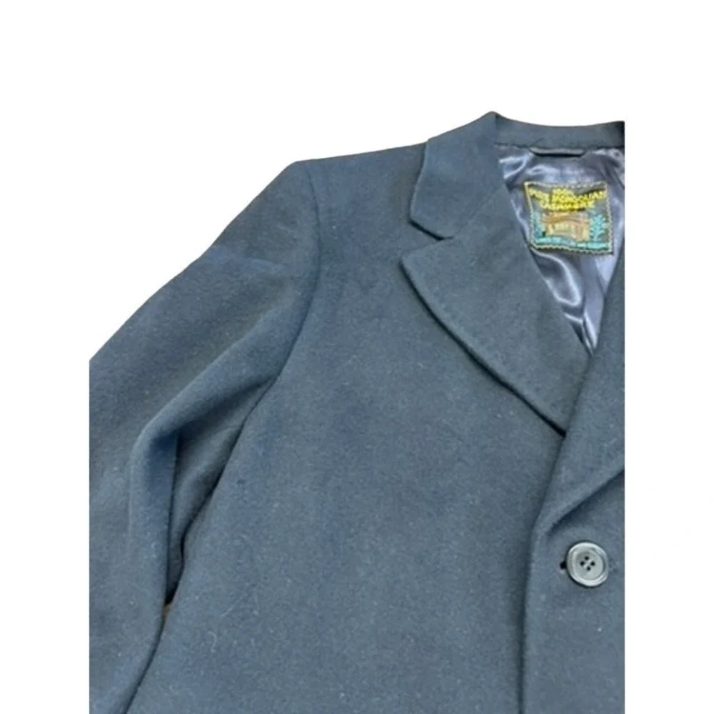 100% PURE MONGOLIAN CASHMERE, Beautiful, Long Trench Coat, Small Spot PLZ READ!!
